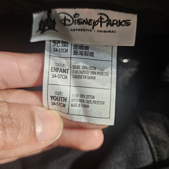 Minnie Mouse Disney Parks Sparkle Red and Black Youth Hat - Picture 4 of 7